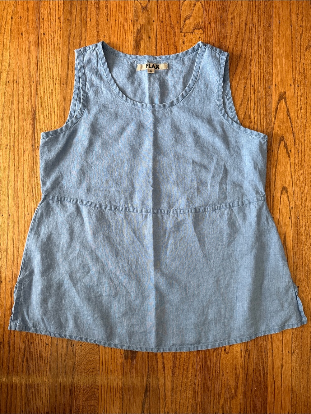 FLAX 100% linen tank NWOT
